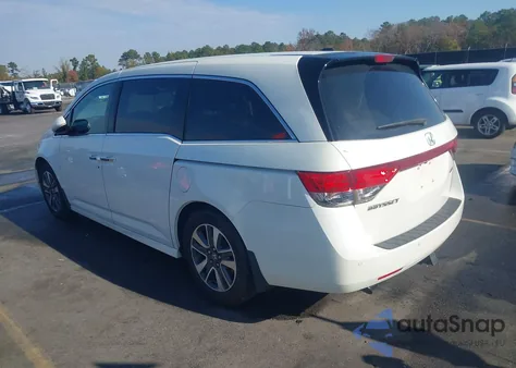 2014 Honda Odyssey Touring/Touring Elite z USA, uszkodzony, nr VIN 5FNRL5H99EB120936